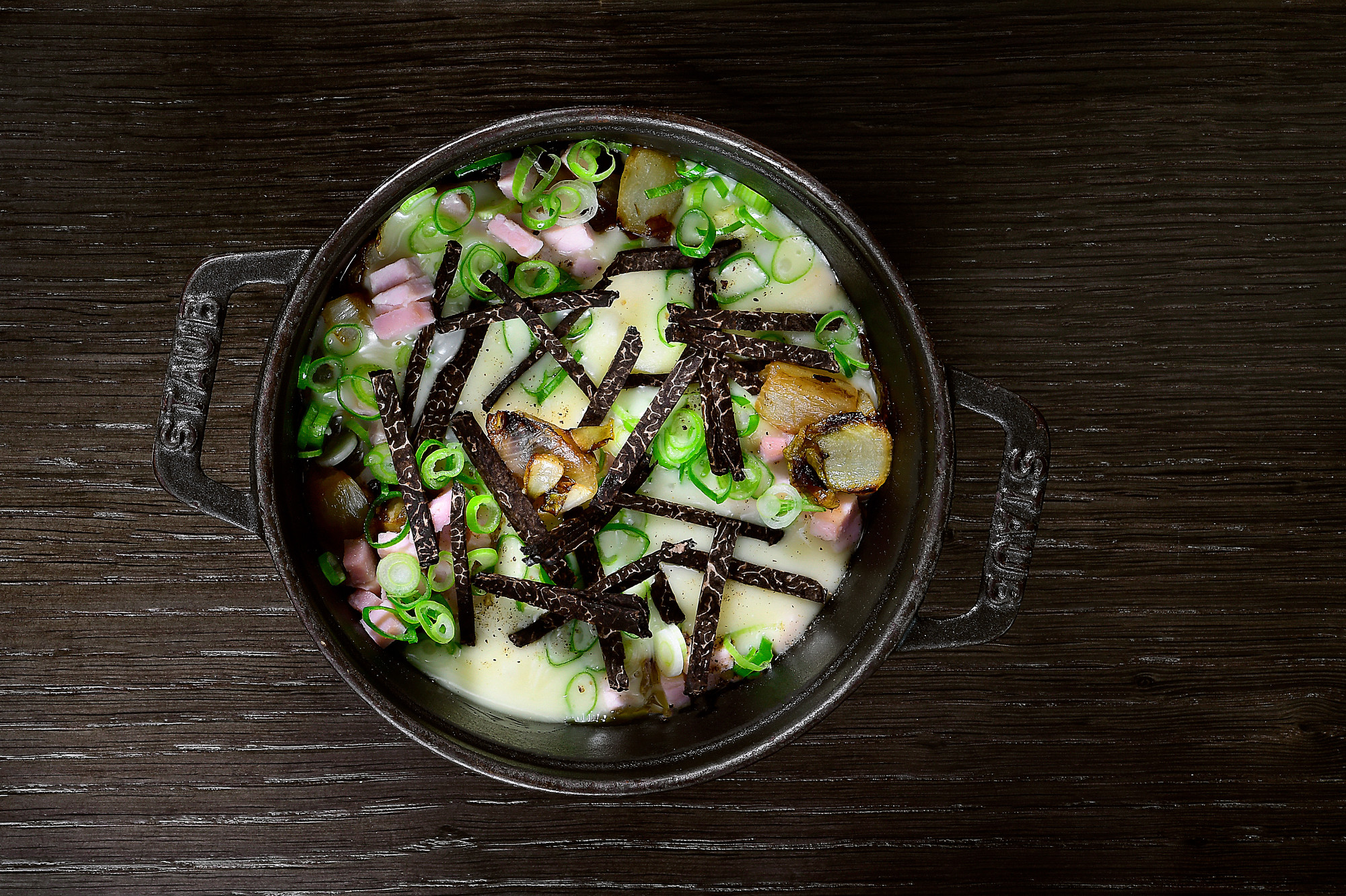 Witloof en ham en cocotte
